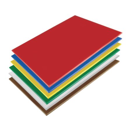 Hygiplas Low Density Set of 6 Chopping Board Set - 600x450x10mm