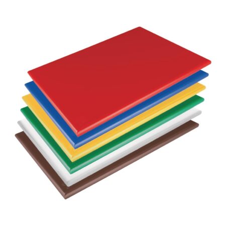 Hygiplas Low Density Set of Chopping Board Set - 600x450x20mm