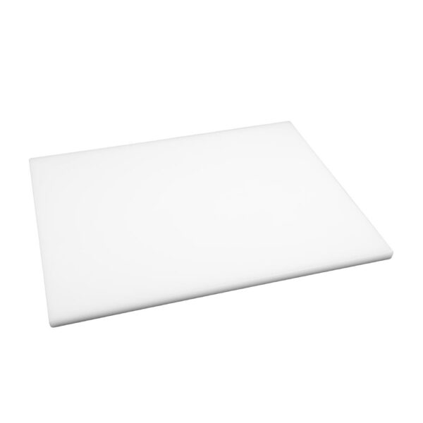 Hygiplas Extra Thick Low Density Chopping Board White - 600x450x20mm - Image 2