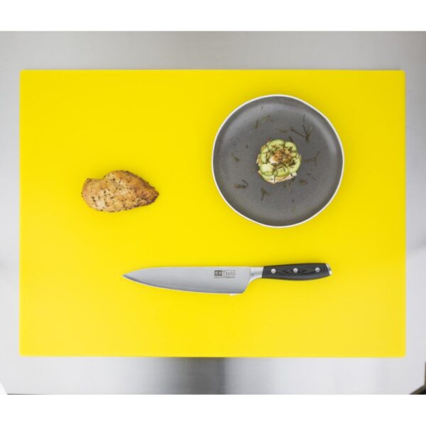 Hygiplas Low Density Chopping Board Yellow - 600x450x10mm - Image 4