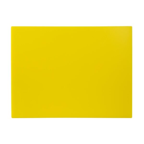 Hygiplas Low Density Chopping Board Yellow - 600x450x10mm - Image 5