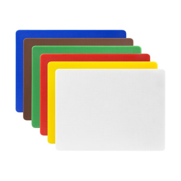 Hygiplas Low Density Set of 6 Chopping Board Set 300x225xx10mm