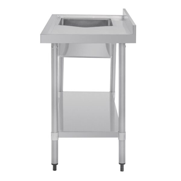 Vogue Single Bowl Sink R/H Drainer - 1200mm (90mm Drain) - Image 4