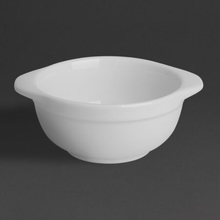 Olympia Whiteware Eared Bowl - 250ml 130x105x50mm (Box 6)