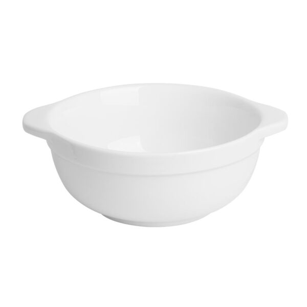 Olympia Whiteware Eared Bowl - 640ml 183x150x64mm (Box 4) - Image 2