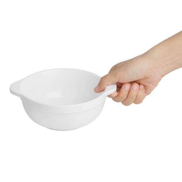 Olympia Whiteware Eared Bowl - 640ml 183x150x64mm (Box 4) - Image 5