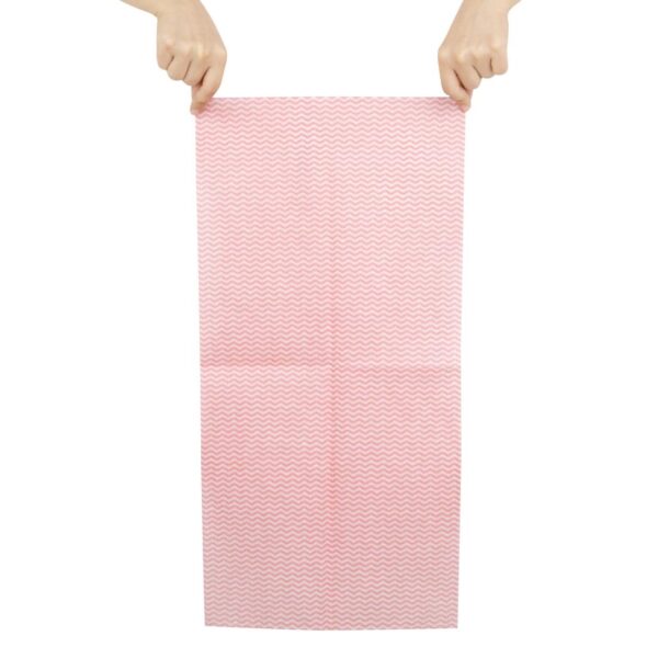 Jantex Non-Woven Cloths Red (Pack 50) - Image 3