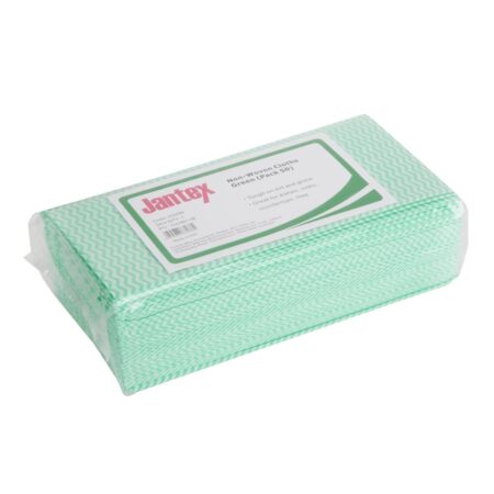 Jantex Non-Woven Cloths Green (Pack 50)