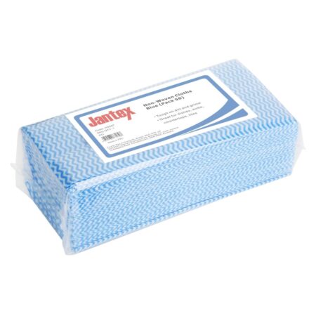 Jantex Non-Woven Cloths Blue (Pack 50)