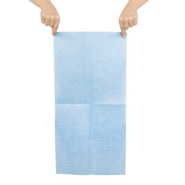 Jantex Non-Woven Cloths Blue (Pack 50) - Image 3