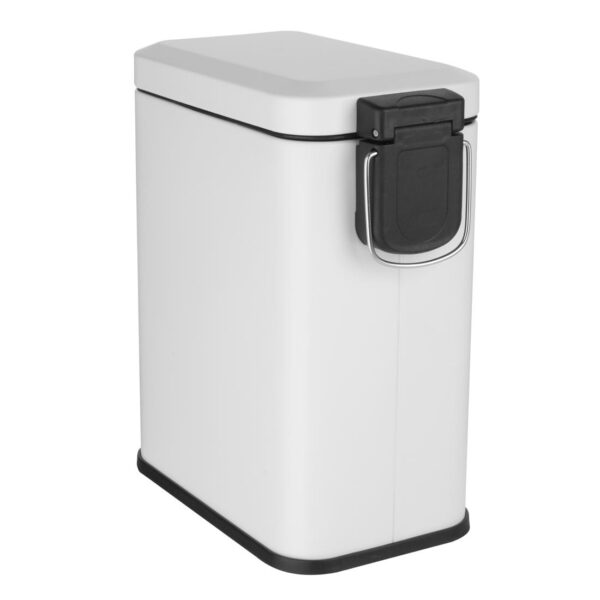 Jantex Slim Washroom Bin White 5ltr - Image 4