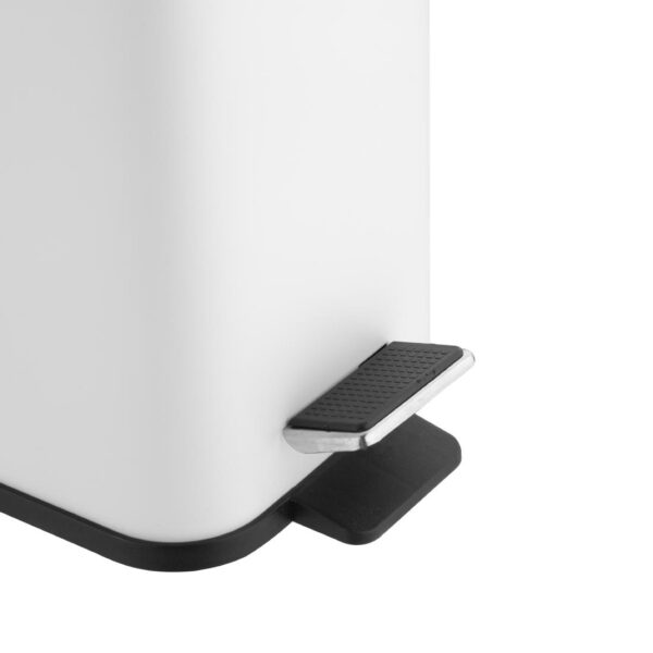 Jantex Slim Washroom Bin White 5ltr - Image 5
