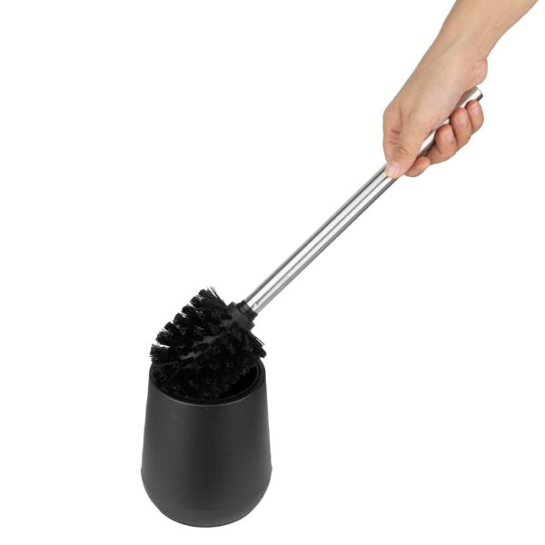 Jantex Toilet Brush & Holder Black - Image 4