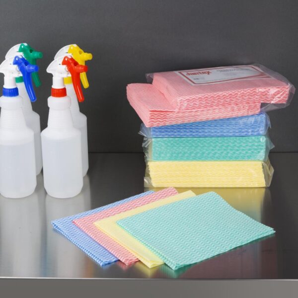 Jantex Heavy Duty Non-Woven Cloths Blue (Pack 25) - Image 5