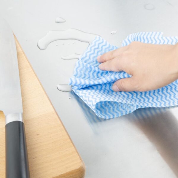 Jantex Green Natural Cleaning Cloth - Blue (Box 200) - Image 6