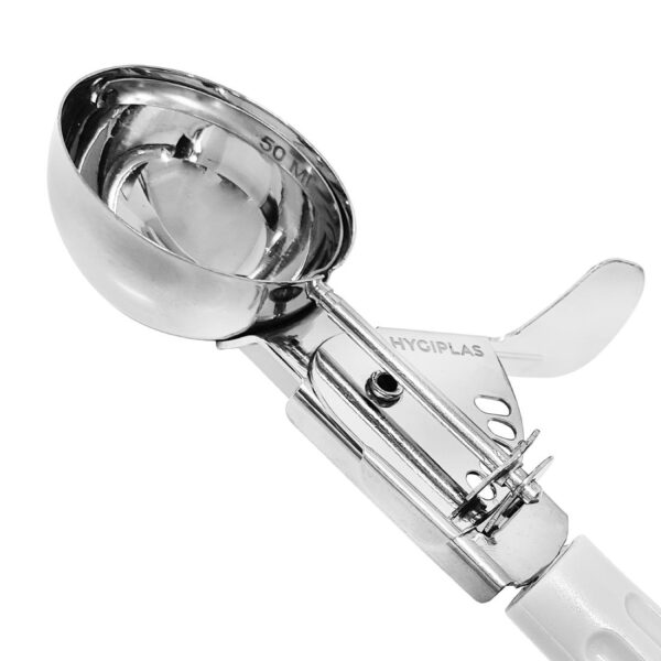 Hygiplas Ice Cream Scoop White - 50ml - Image 3