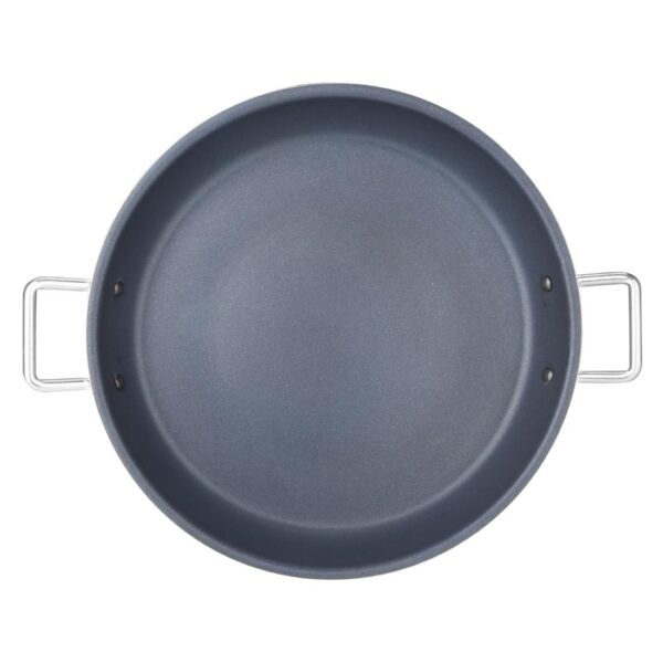 Vogue Paella Pan Aluminium Non-stick Teflon Platinum Plus - 350x65mm - Image 2