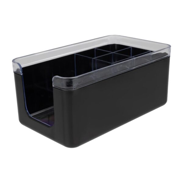 Olympia Kristallon Bar Caddy Black ABS