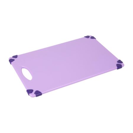 Hygiplas Commercial Grip Chopping Board Purple - 458x306x12mm