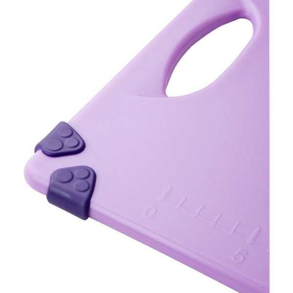 Hygiplas Commercial Grip Chopping Board Purple - 458x306x12mm - Image 3