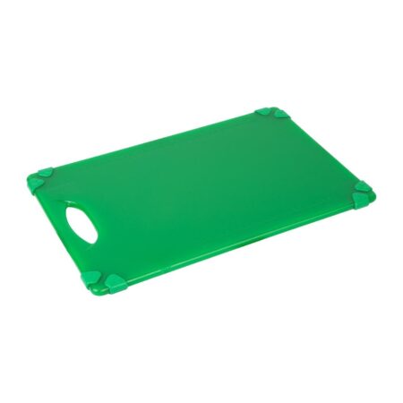 Hygiplas Commercial Grip Chopping Board Green - 458x306x12mm