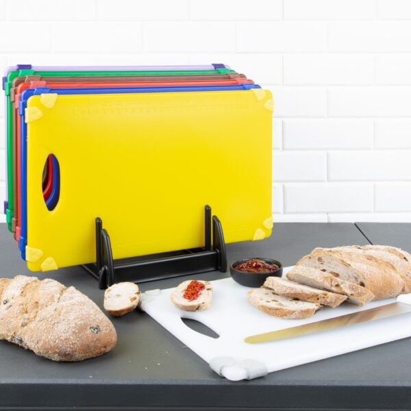 Hygiplas Commercial Grip Chopping Board Green - 458x306x12mm - Image 6