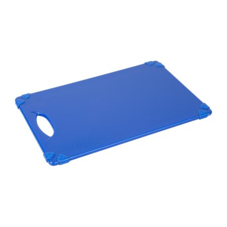 Hygiplas Commercial Grip Chopping Board Blue- 458x306x12mm