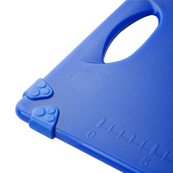 Hygiplas Commercial Grip Chopping Board Blue- 458x306x12mm - Image 3