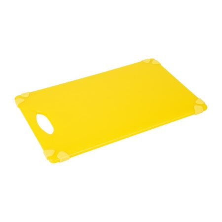 Hygiplas Commercial Grip Chopping Board Yellow - 458x306x12mm