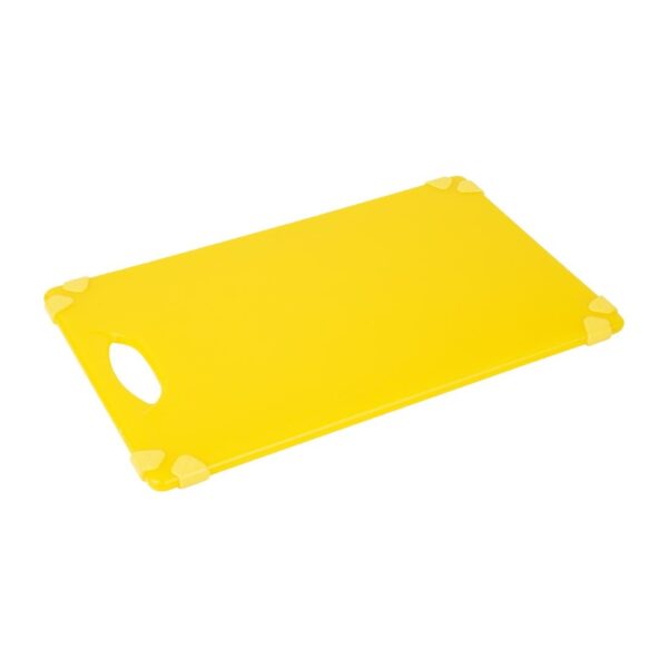Hygiplas Commercial Grip Chopping Board Yellow - 458x306x12mm