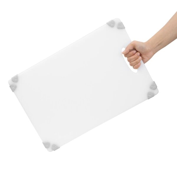 Hygiplas Commercial Grip Chopping Board White - 458x306x12mm - Image 5