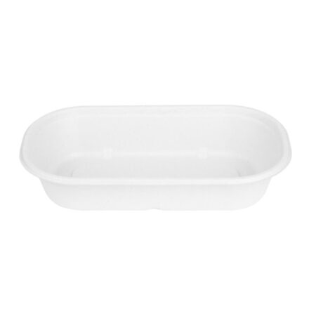 Fiesta Compostable Bagasse Oval Container - 850ml (Pack 100)