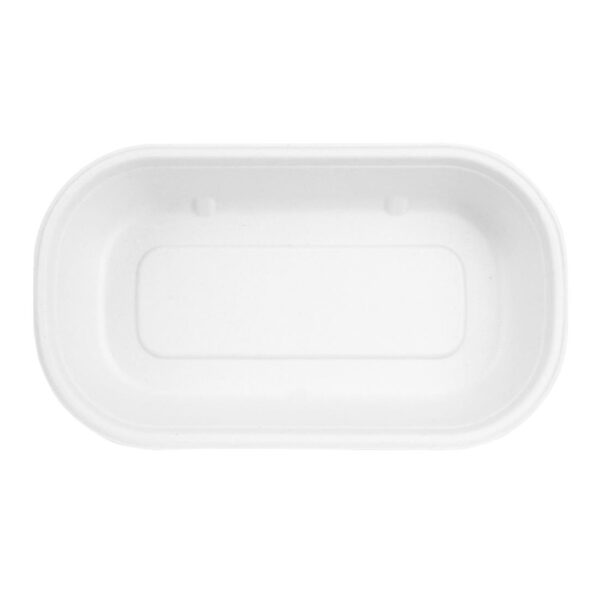 Fiesta Compostable Bagasse Oval Container - 850ml (Pack 100) - Image 2