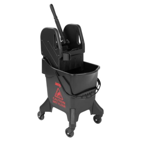 Jantex Tall Mop Bucket & Wringer Red Print - 21Ltr
