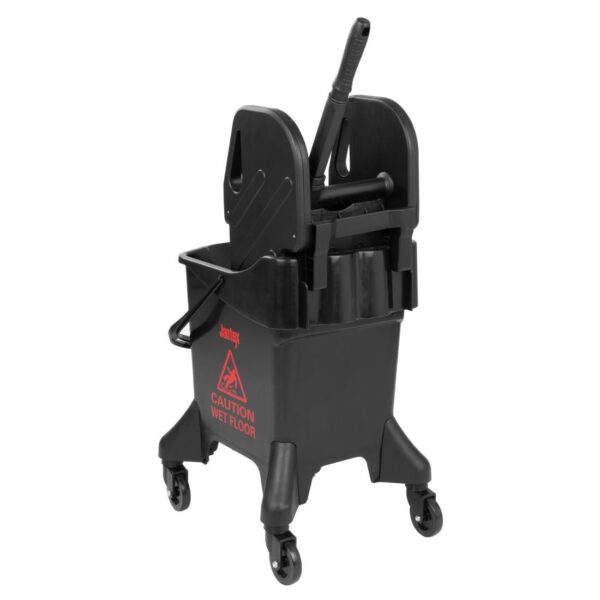 Jantex Tall Mop Bucket & Wringer Red Print - 21Ltr - Image 3