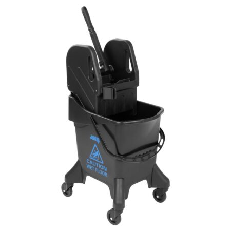 Jantex Tall Mop Bucket & Wringer Blue Print - 21Ltr