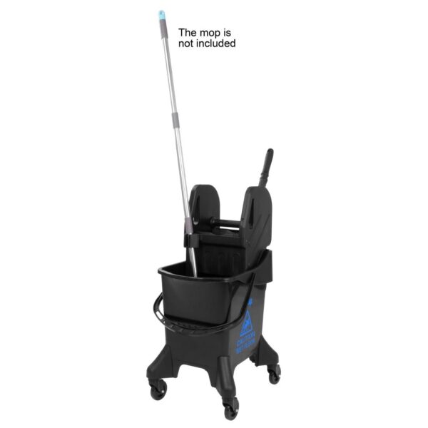 Jantex Tall Mop Bucket & Wringer Blue Print - 21Ltr - Image 6