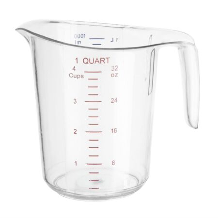 Vogue Polycarbonate Measuring Jug - 1Ltr