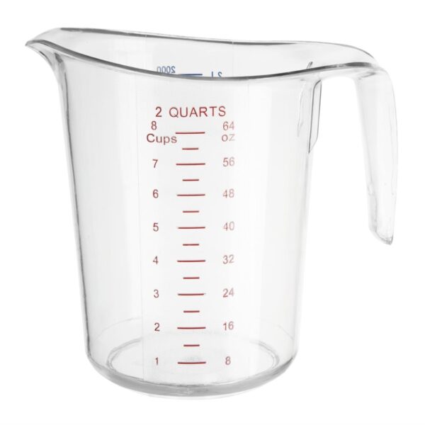 Vogue Polycarbonate Measuring Jug - 2Ltr