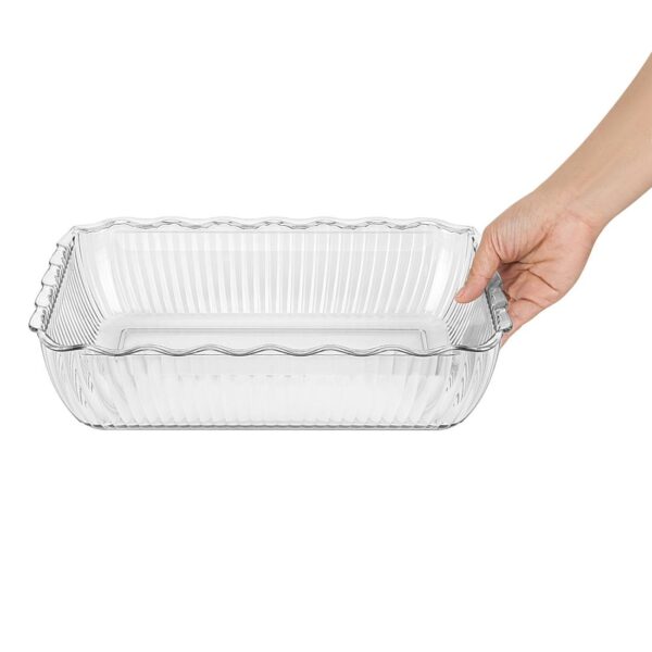 Olympia Kristallon Large Salad Crock Clear SAN - 4.25Ltr - Image 3
