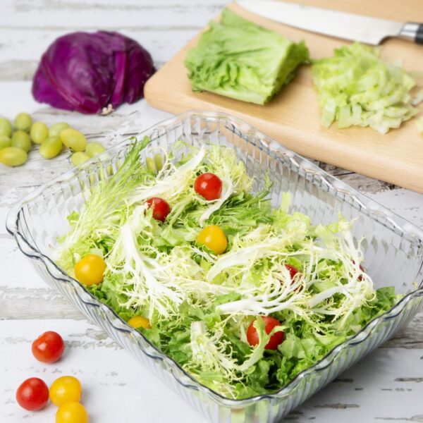 Olympia Kristallon Large Salad Crock Clear SAN - 4.25Ltr - Image 5