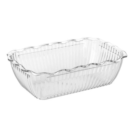 Olympia Kristallon Medium Salad Crock Clear SAN - 2Ltr