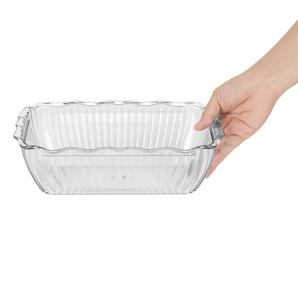 Olympia Kristallon Medium Salad Crock Clear SAN - 2Ltr - Image 3