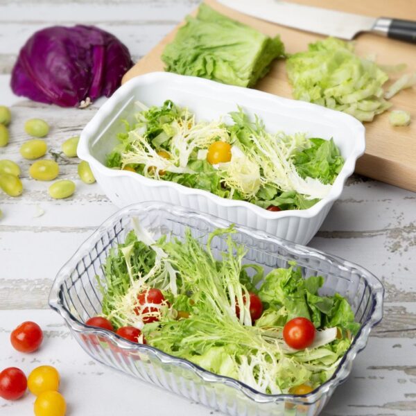 Olympia Kristallon Medium Salad Crock Clear SAN - 2Ltr - Image 5