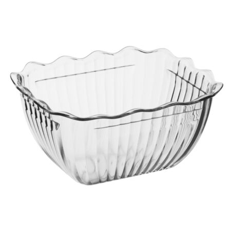 Olympia Kristallon Small Salad Crock Clear SAN - 0.75Ltr