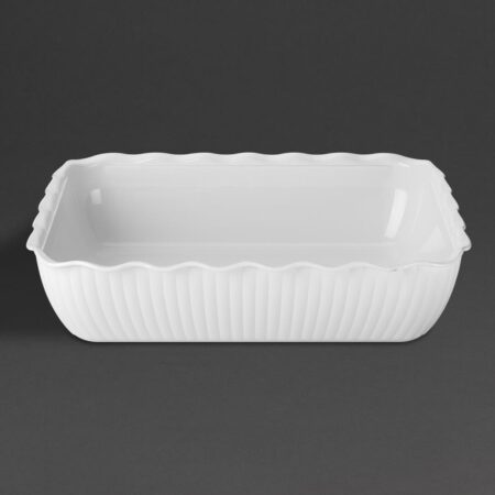 Olympia Kristallon Large Salad Crock White SAN - 4.25Ltr