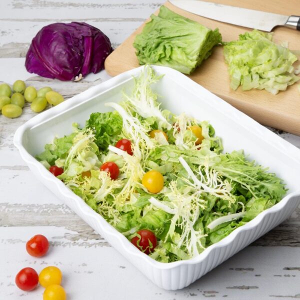 Olympia Kristallon Large Salad Crock White SAN - 4.25Ltr - Image 6