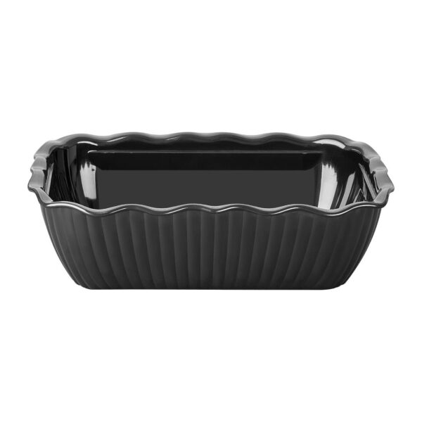 Olympia Kristallon Medium Salad Crock Black SAN - 2Ltr - Image 2