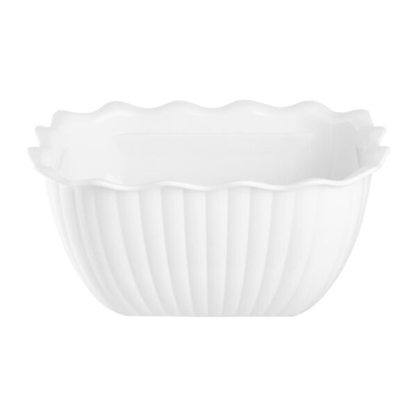 Olympia Kristallon Small Salad Crock White SAN - 0.75Ltr - Image 3