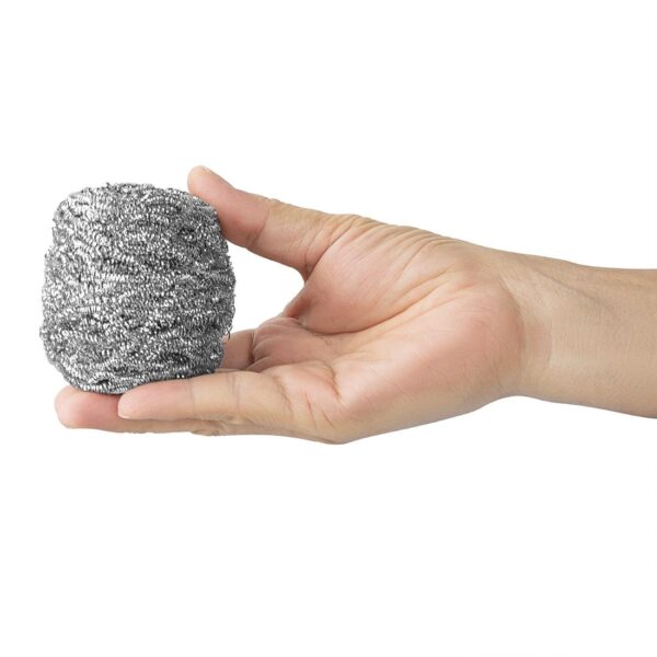 Jantex Stainless Steel Scourer (Pack 10) - Image 3